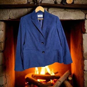 Le Suit sz 3XL Navy Women's Blazer Vintage 1980s